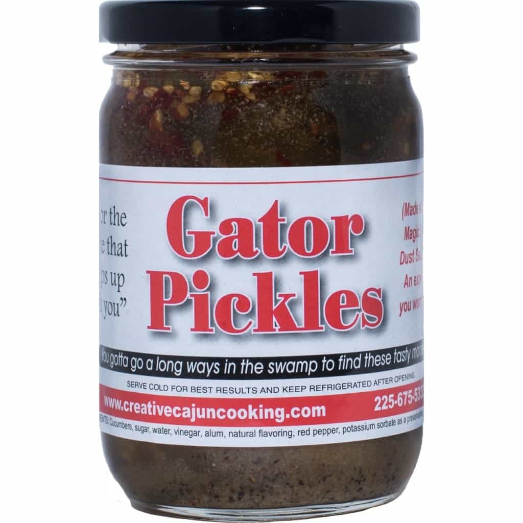 Gator Pickles 14.5 oz Jar — Sweet & Spicy
