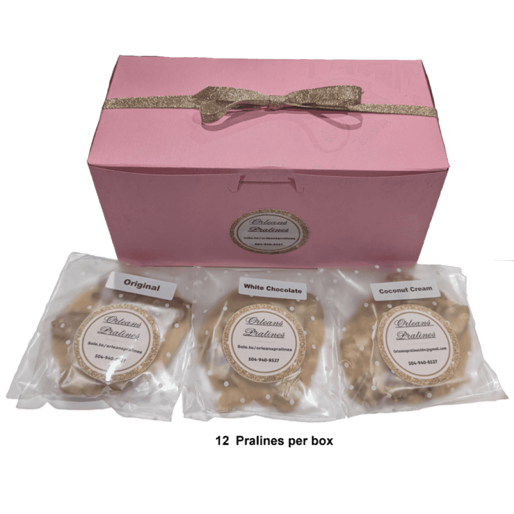 Orleans Assorted Creamy Pralines — 12-Pack Gift Box