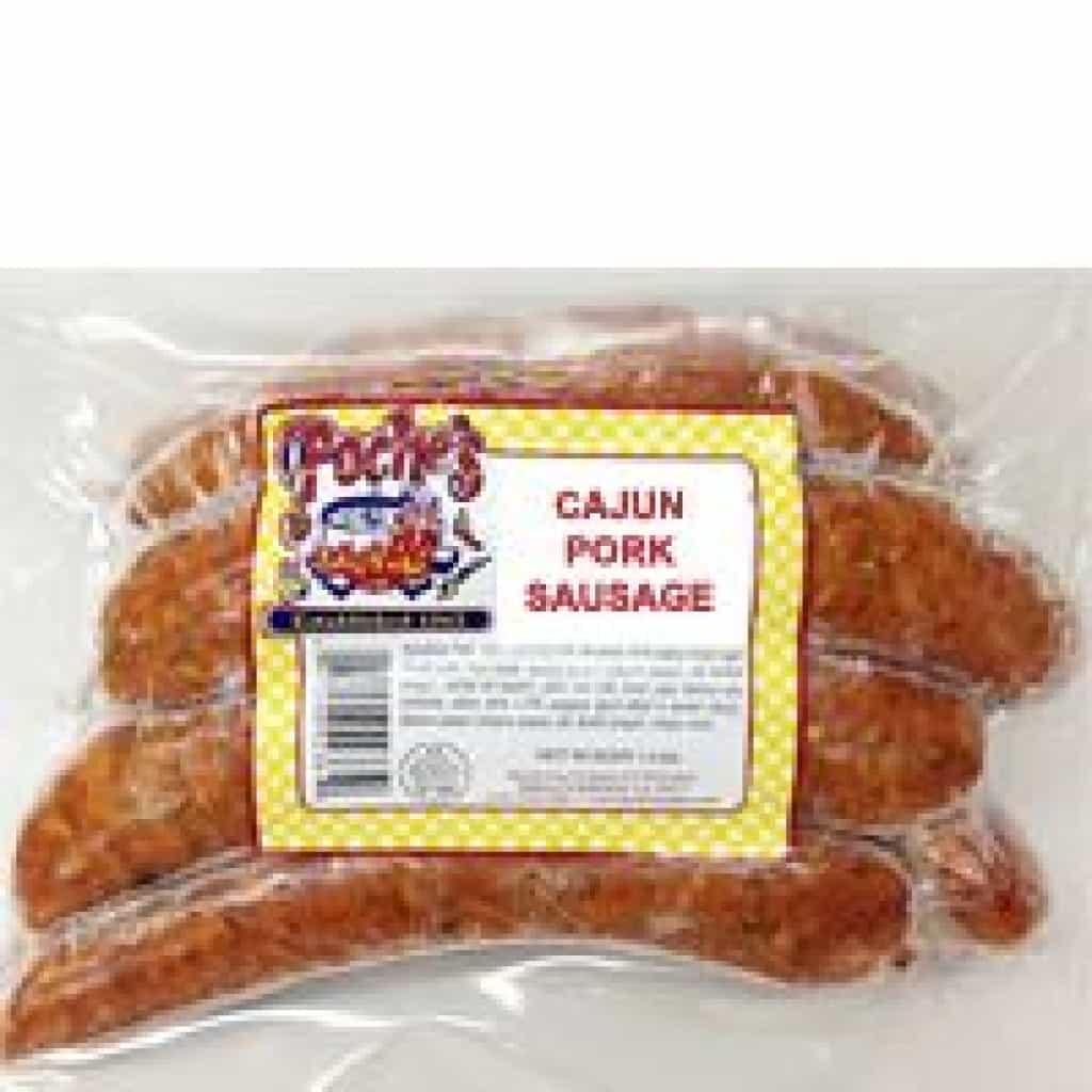 POCHE'S Cajun Style Sausage, 16 oz Pack