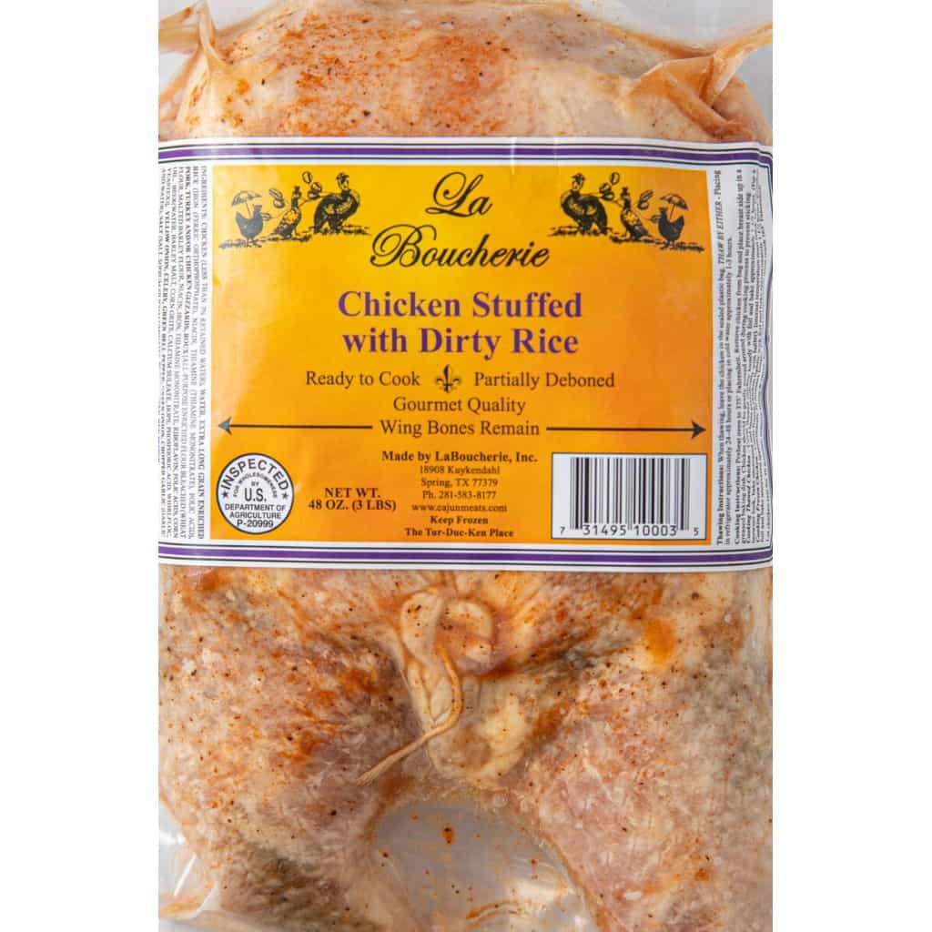 La Boucherie Chicken Stuffed with Dirty Rice (Approx. 48 oz)