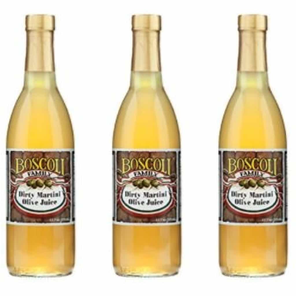 Boscoli Dirty Martini Olive Juice 12.7 oz (3 Pack)