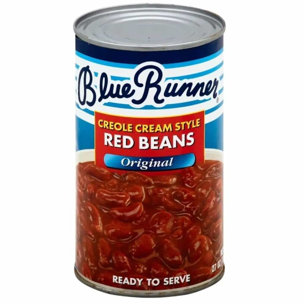 Blue Runner Creole Cream Style Red Beans — 27 oz Can