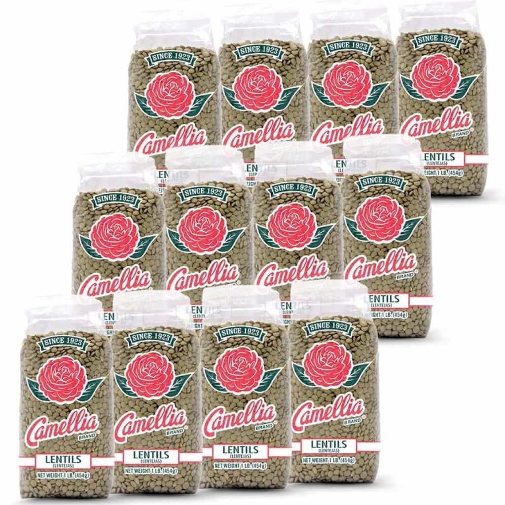 Camellia Dry Lentils 1 lb (12-Pack)