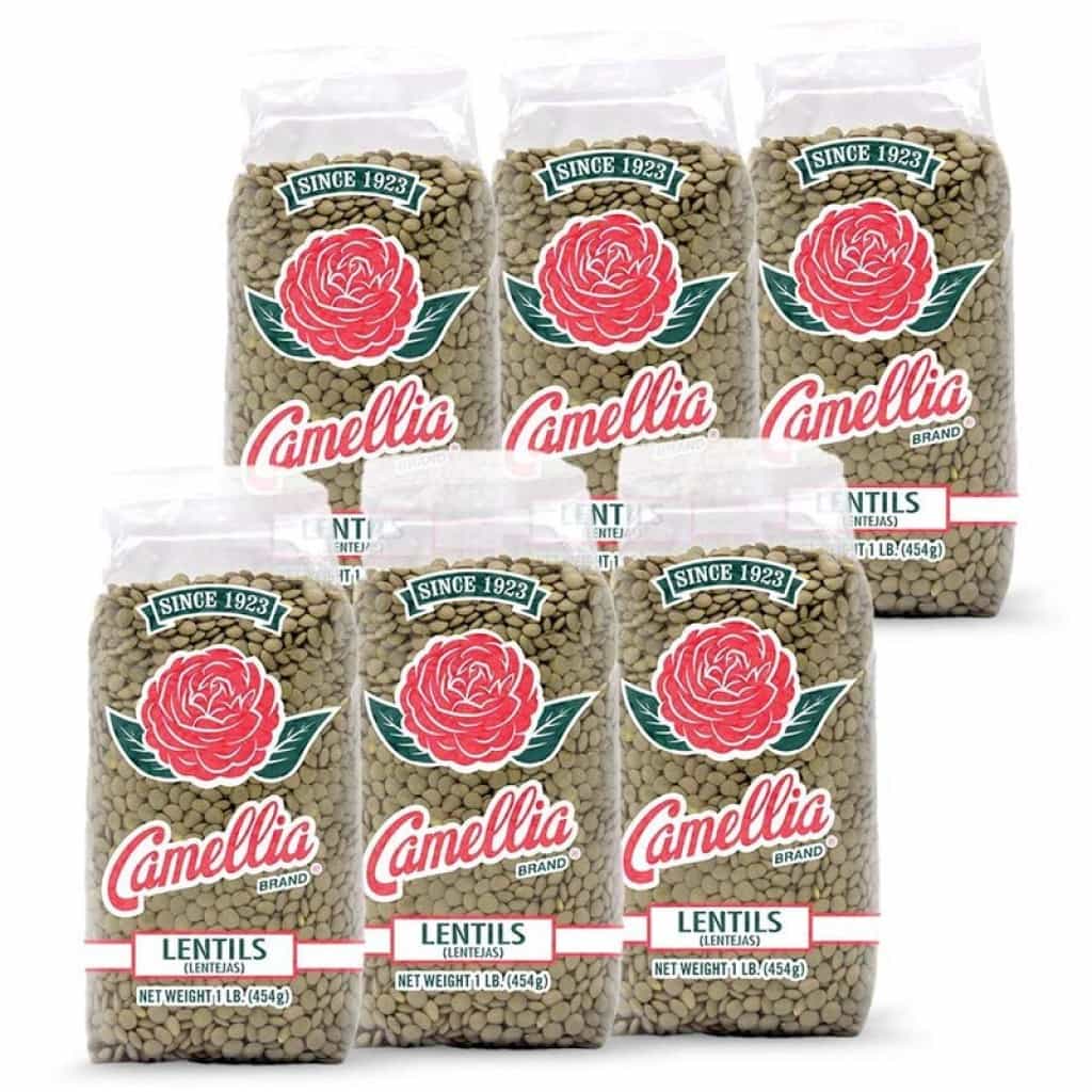 Camellia Dry Lentils 1 lb (6-Pack)