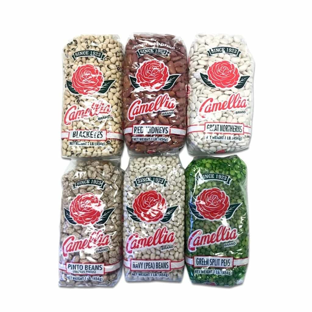 Camellia New Orleans Six-Pack Beans & Peas Sampler (1 lb Each)