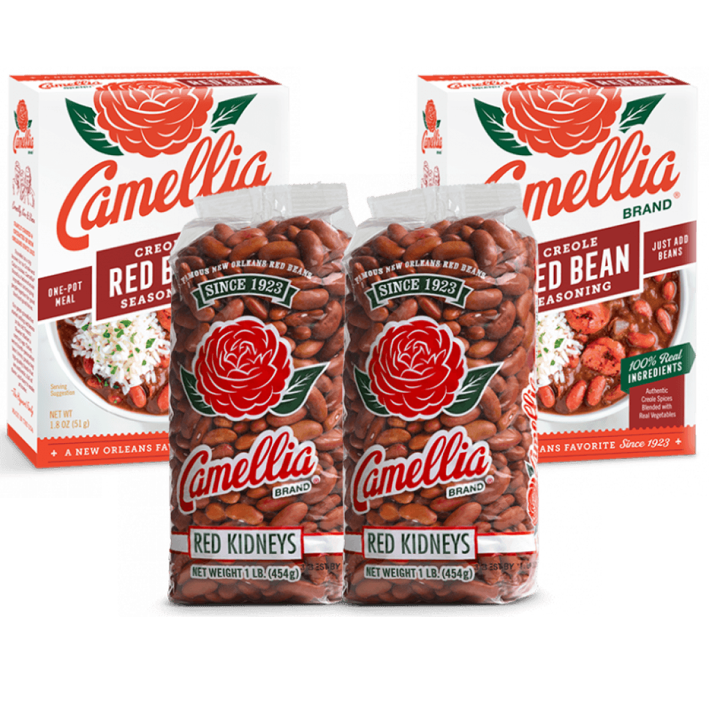 Camellia Red Kidney Beans & Seasoning — Set of 4