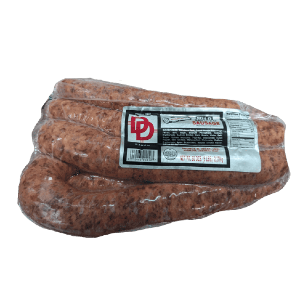 Double D Pre-Cooked Smoked Sausage 5 lb Pack