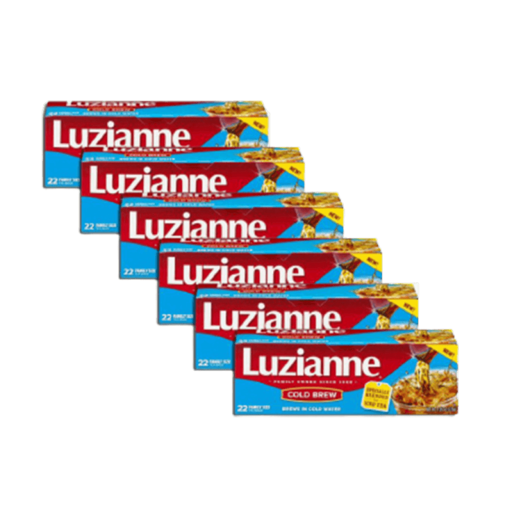 Luzianne Cold Brew Tea 22-Count Family Size — Pack of 6