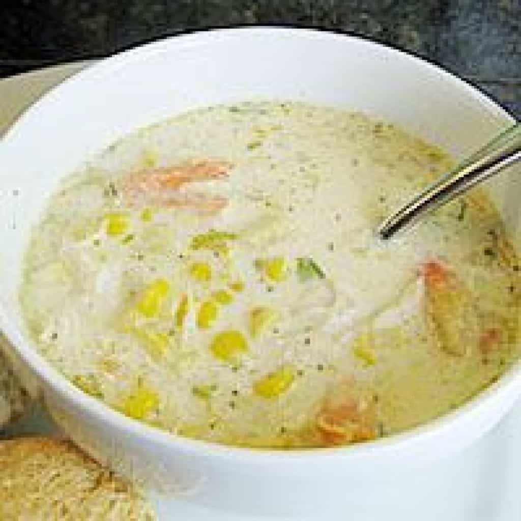 Poupart's Corn & Crab Bisque (32 oz Boil‑in‑Bag)