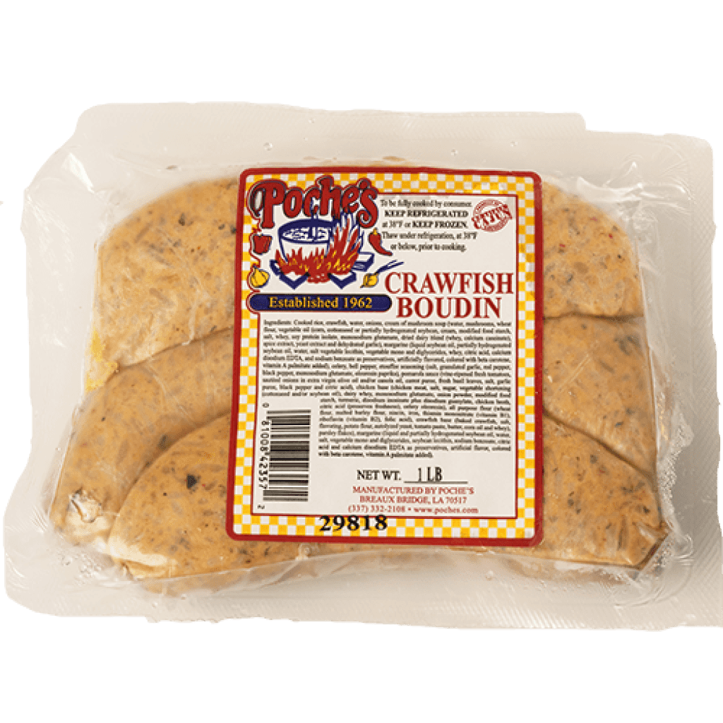 Poche's Crawfish Boudin — 16 oz Link (Pack of 5)