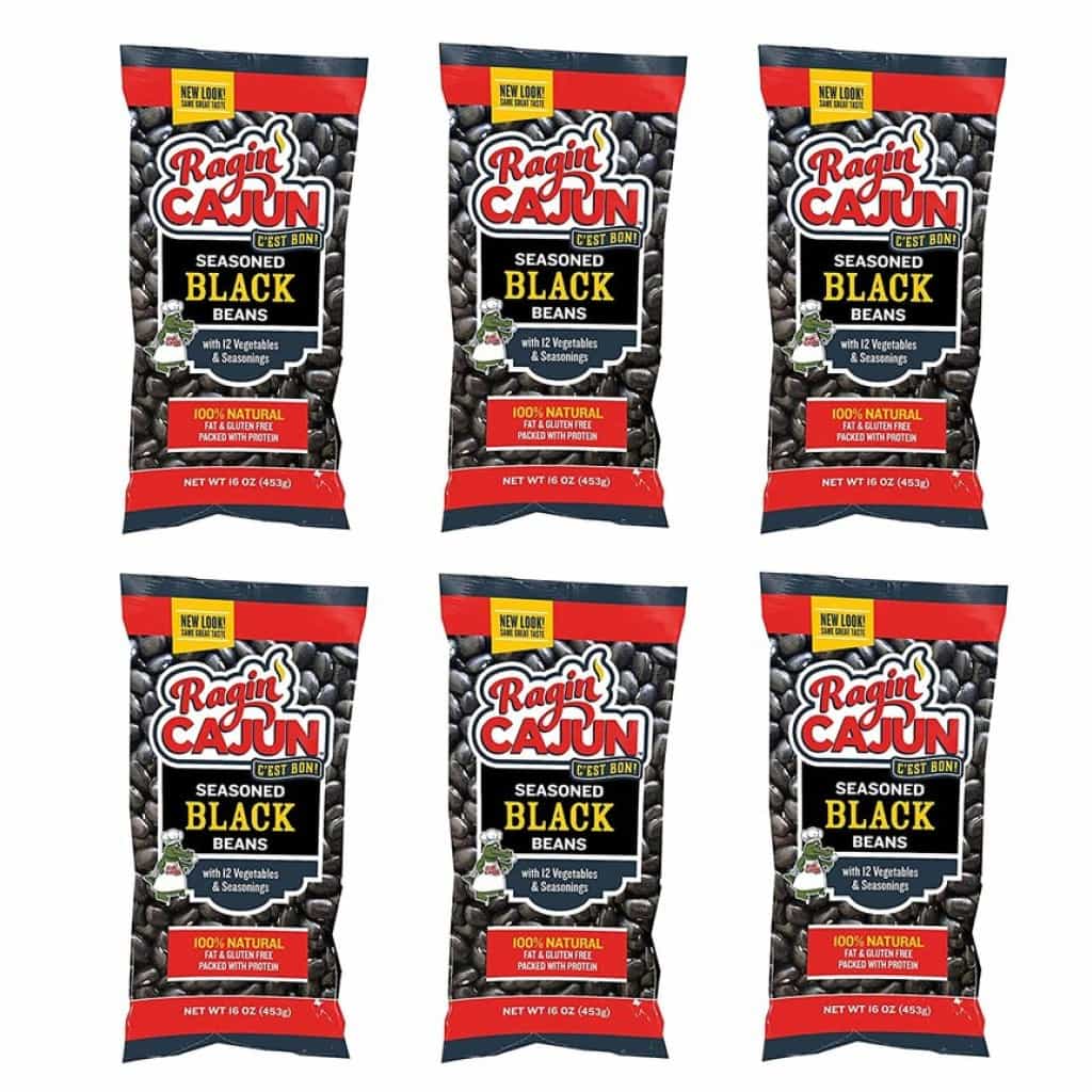 Ragin Cajun Fixin's Black Beans 16 oz — 6 Pack