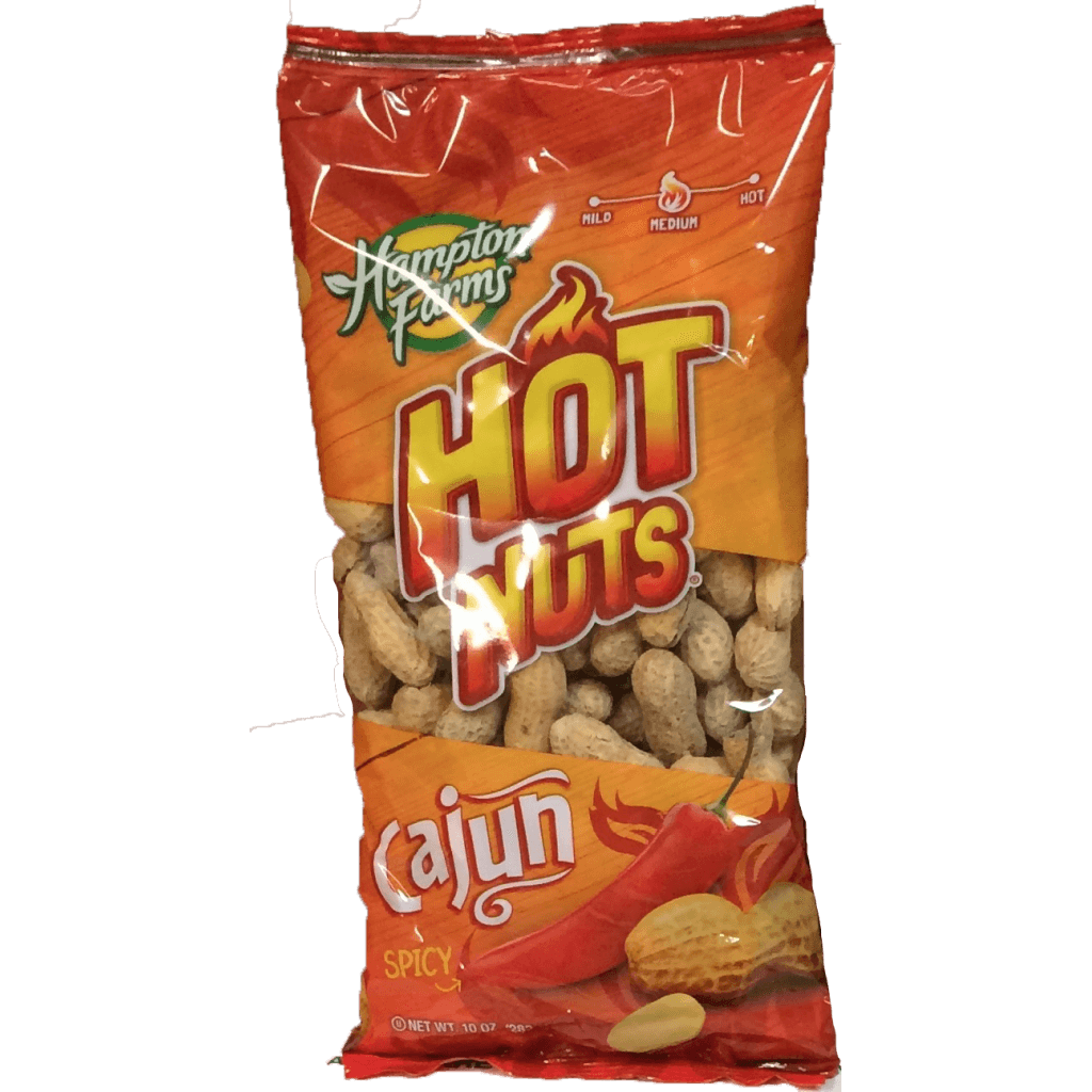Cajun Creole Hot Nuts — In-Shell Peanuts (10 oz)