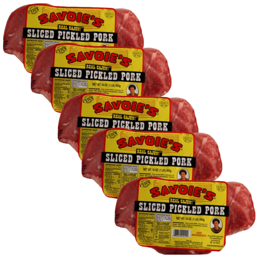 Savoie's Pickled Pork — 5 Pack (1 lb each)