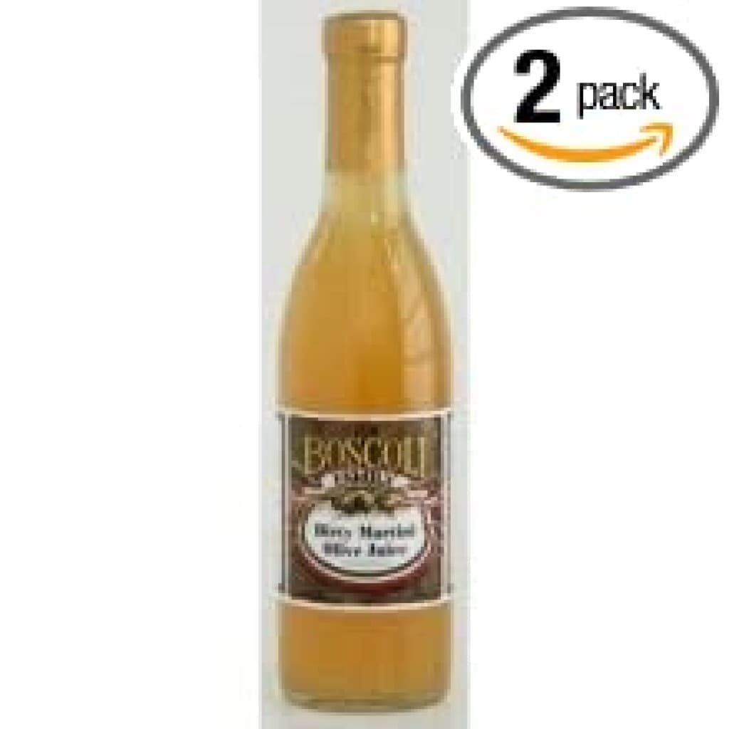 Boscoli Dirty Martini Olive Juice, 12.7 oz (Pack of 2)
