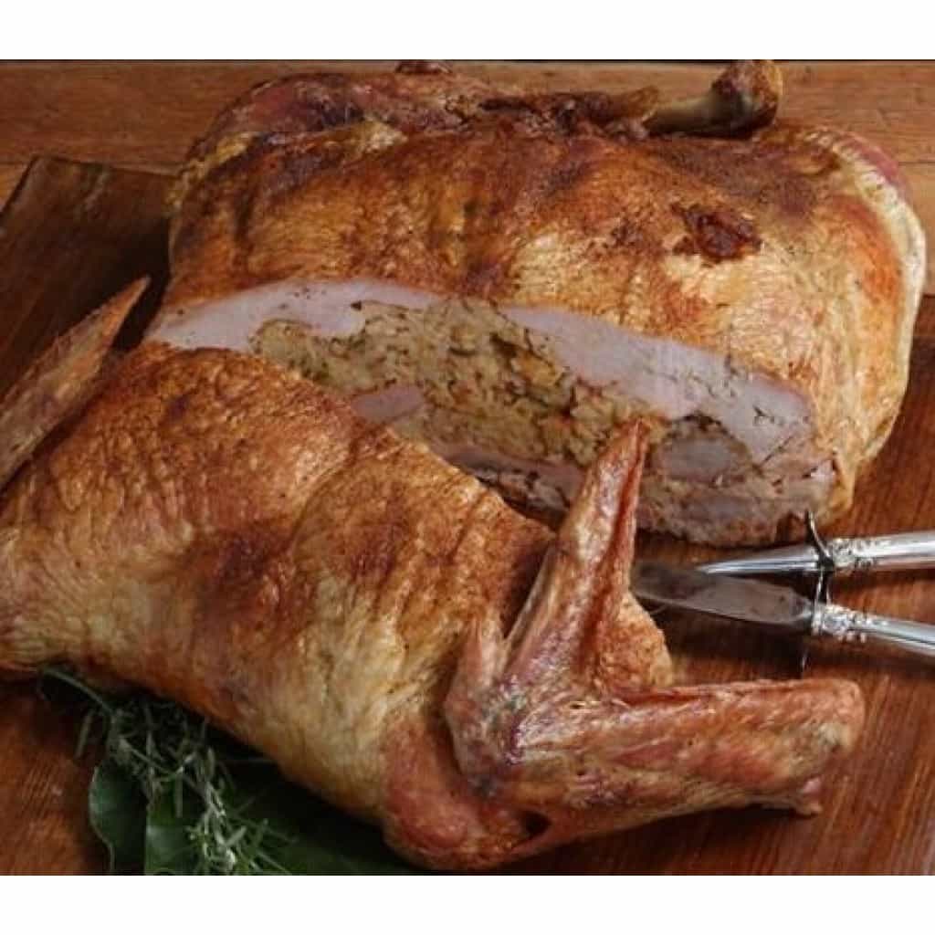 Premium Turducken with Crawfish Jambalaya Stuffing