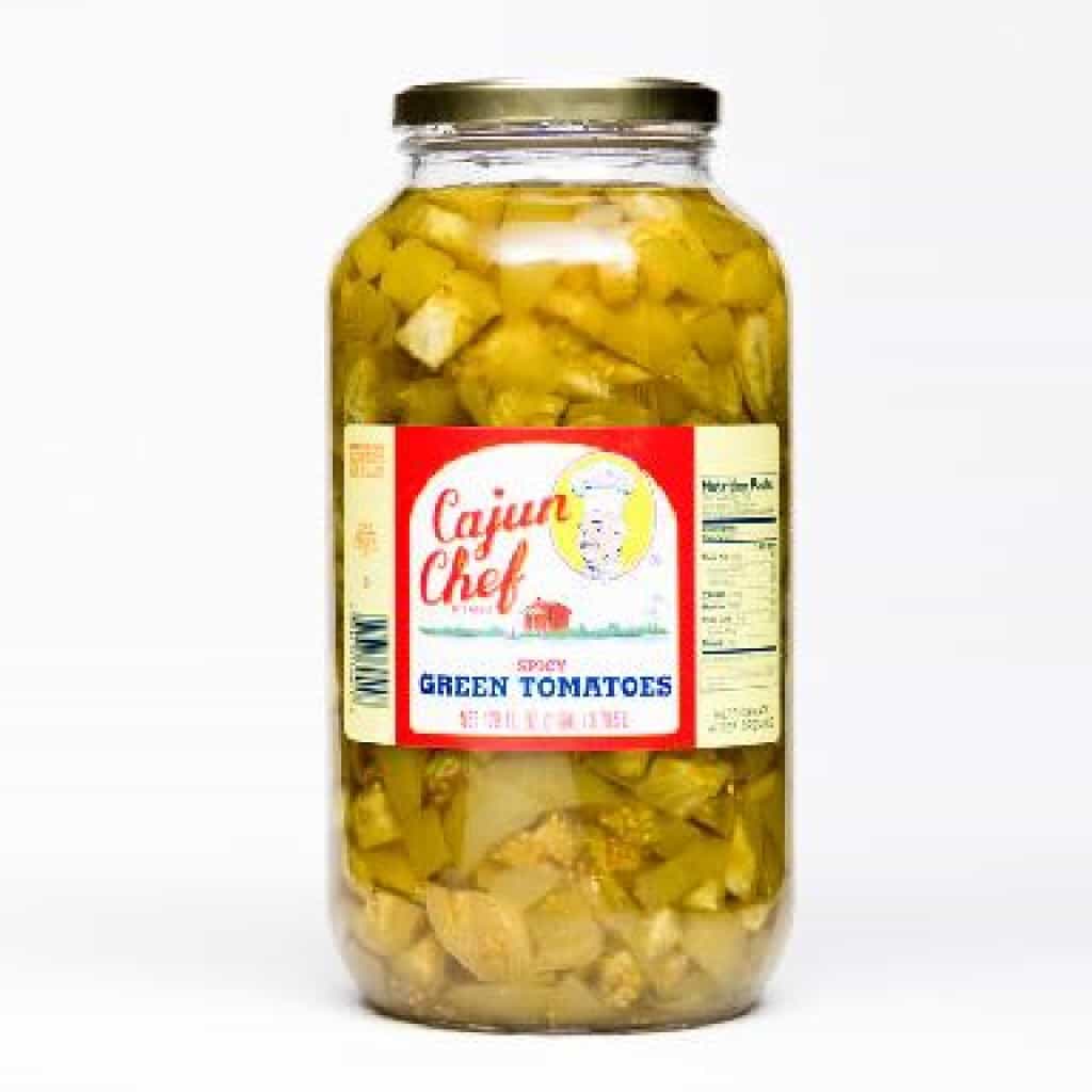 Cajun Chef Gallon Jar Pickled Green Tomatoes