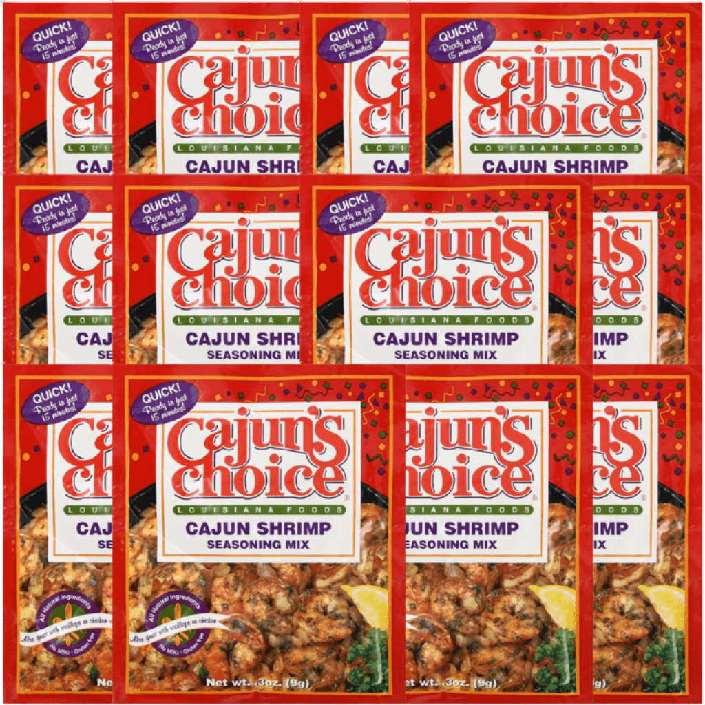 Cajun's Choice Shrimp Seasoning Mix 3 oz (12-Pack)