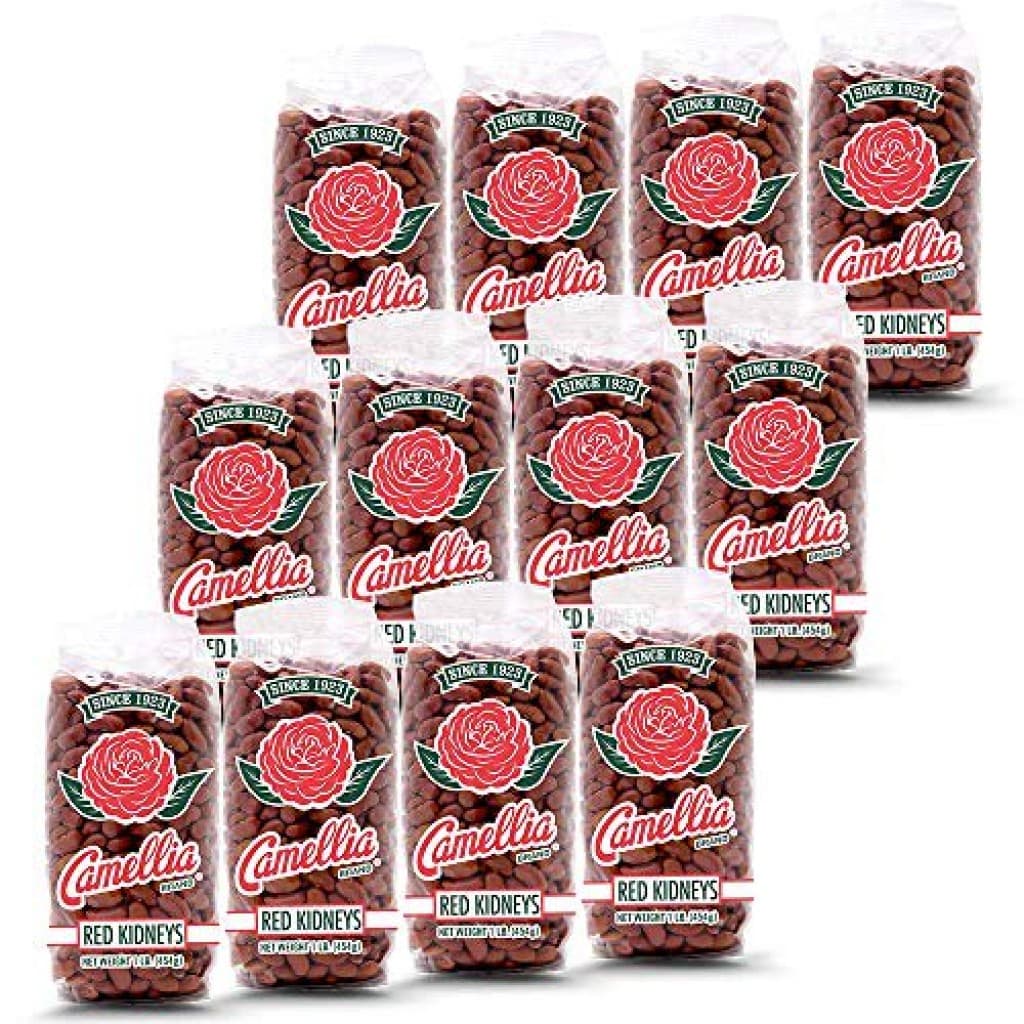 Camellia Brand Dry Red Kidney Beans, 1 lb (12-Pack)