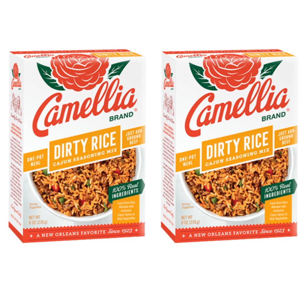 Camellia Dirty Rice Cajun Seasoning Mix 8 oz — 2-Pack