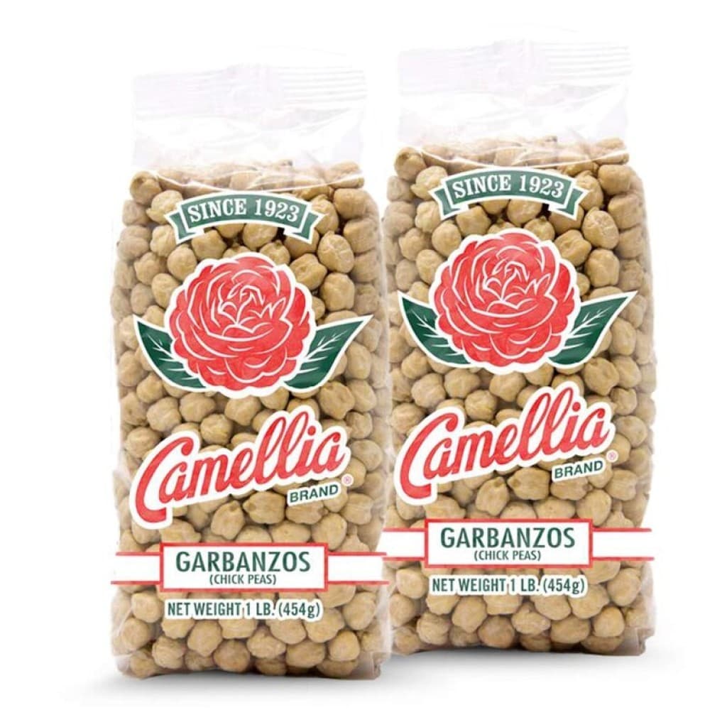 Camellia Garbanzo Beans Dry 1 lb (2 Pack)