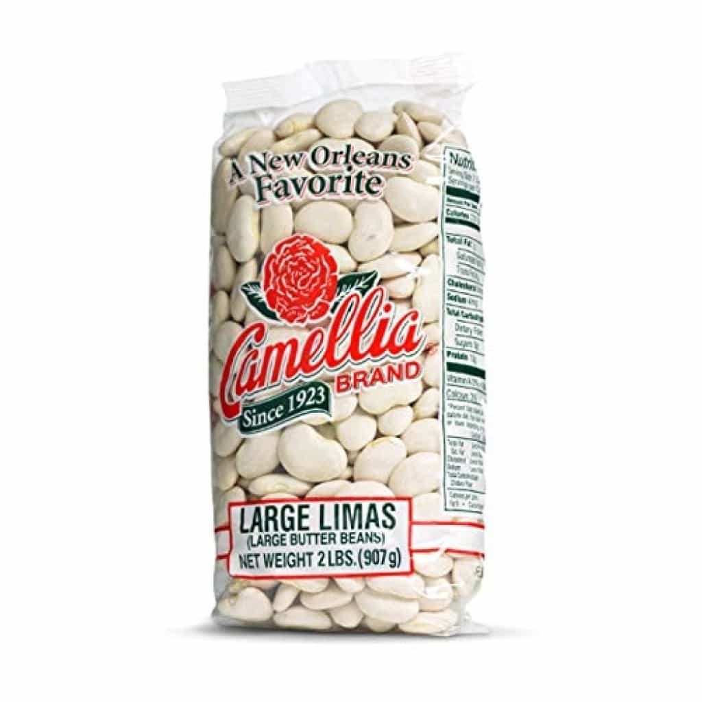Camellia Large Lima (Butter) Beans — 2 lb Bag