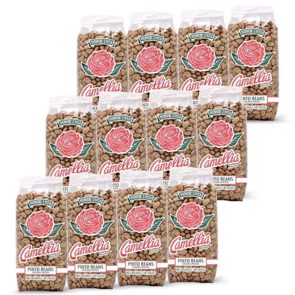 Camellia Pinto Beans — 1 lb Bags (12 Pack)