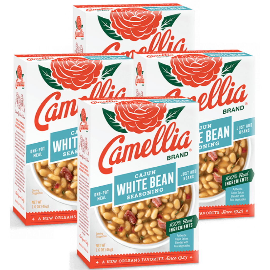 Camellia Cajun White Bean Seasoning 1.6 oz 4-Pack