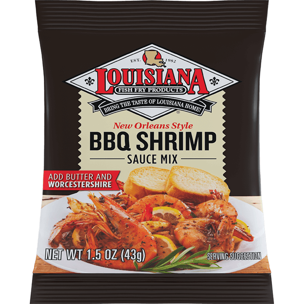 Louisiana Fish Fry BBQ Shrimp Sauce Mix 1.5 oz Packet