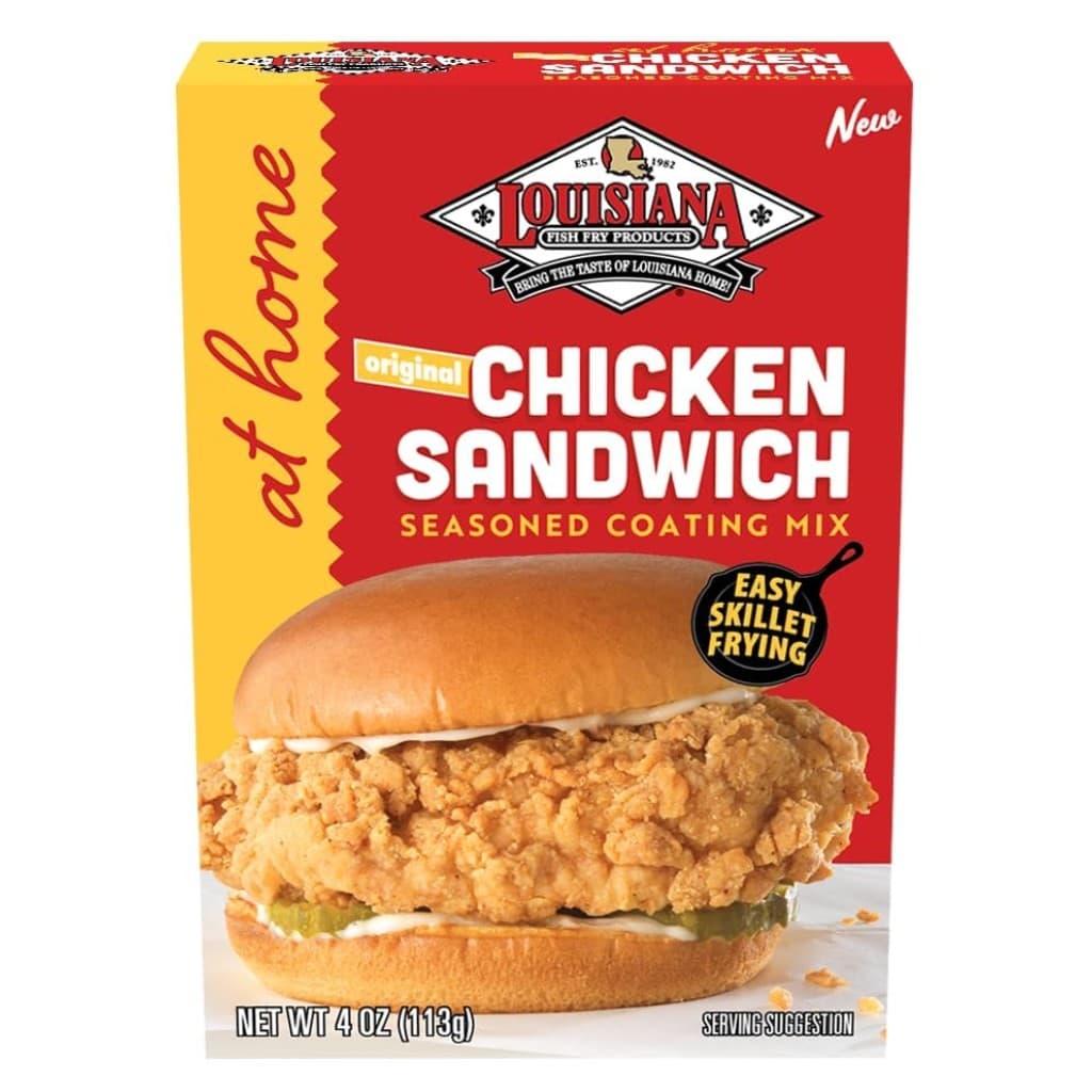 Louisiana Fish Fry At Home Chicken Sandwich Coating Mix - 4 oz