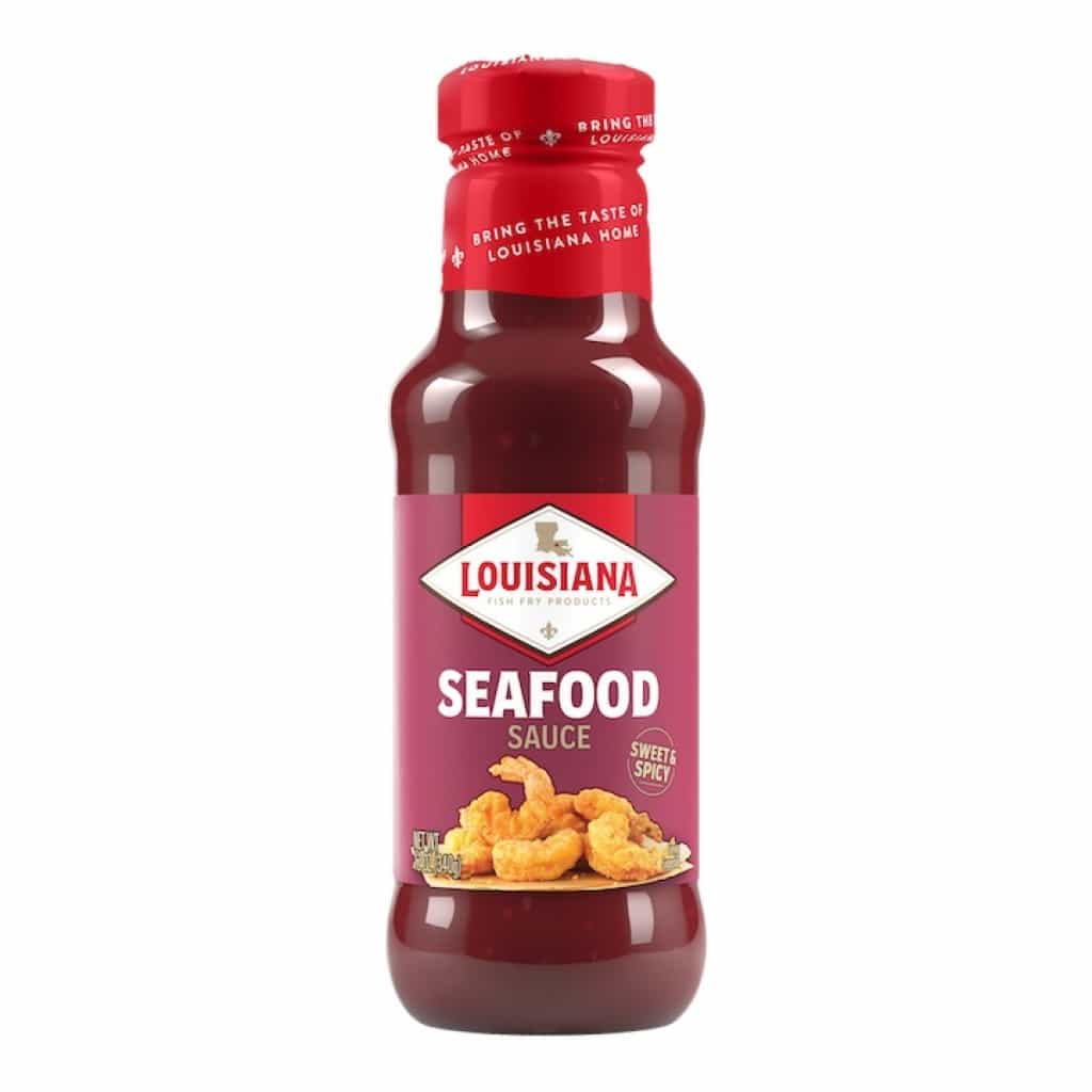 Louisiana Fish Fry Cajun Seafood Sauce 12 oz Bottle