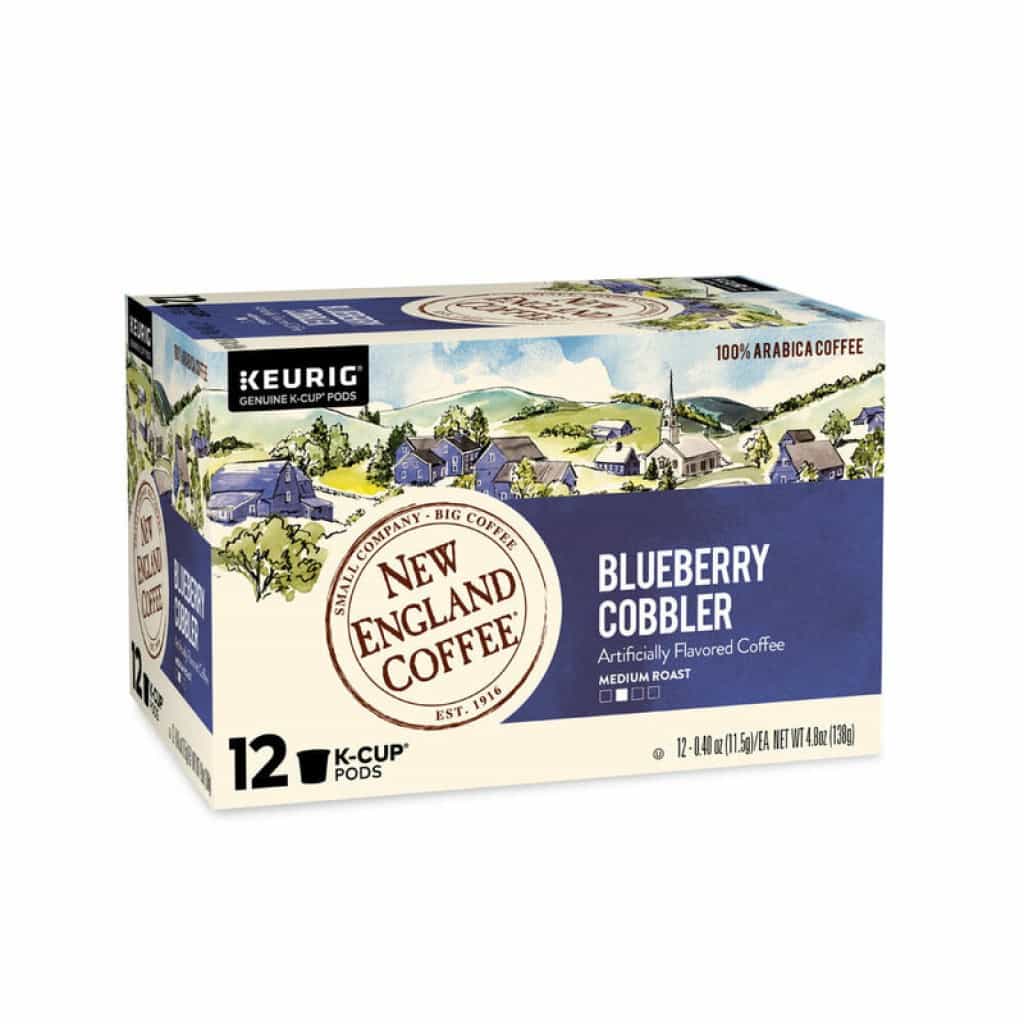 New England Coffee Blueberry Cobbler Single Serve 12 ct