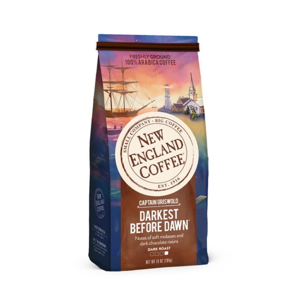New England Coffee Captain Griswold Darkest Before Dawn — 10 oz Ground