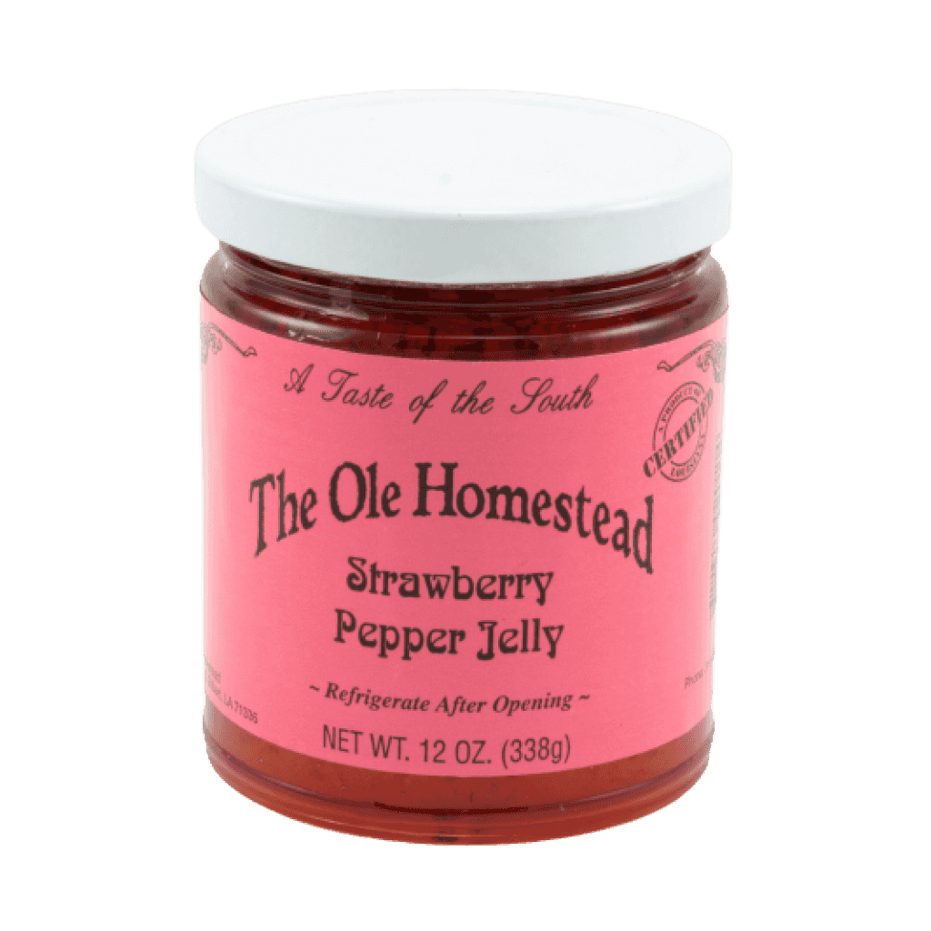 Ole Homestead Strawberry Pepper Jelly 12 oz Jar