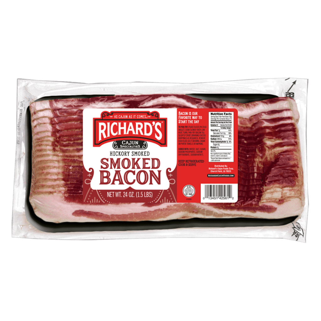 Richard's Hickory Smoked Bacon — 24 oz Thick Slices