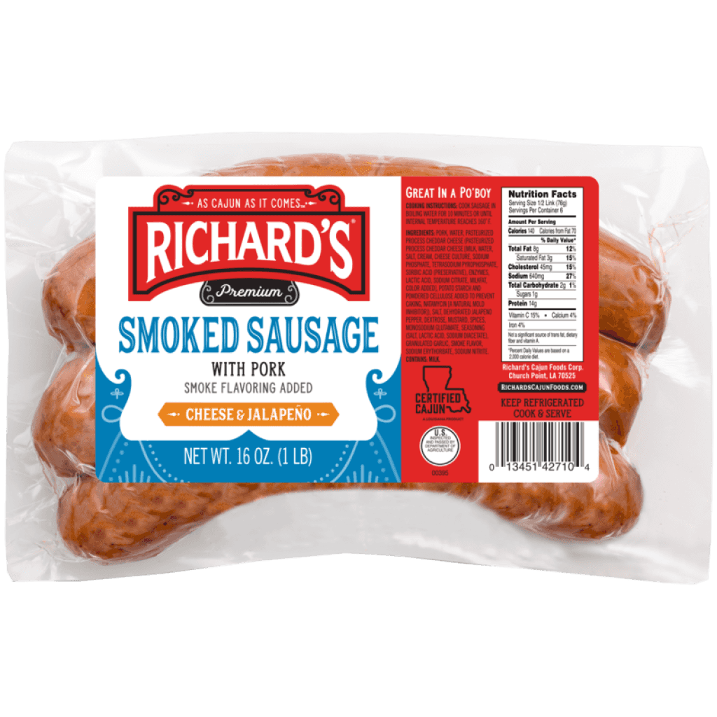 Richard's Jalapeño Cheese Pork Sausage
