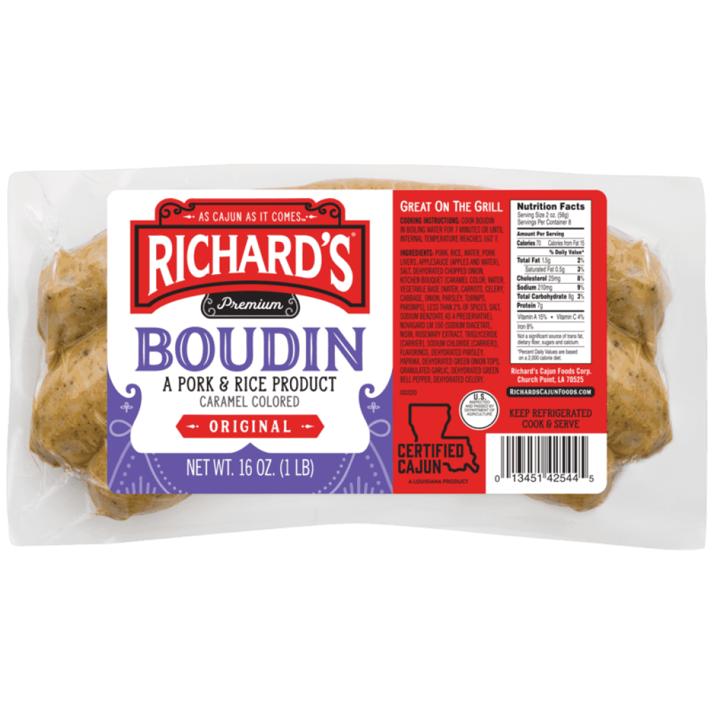 Richard's Regular Pork Boudin —