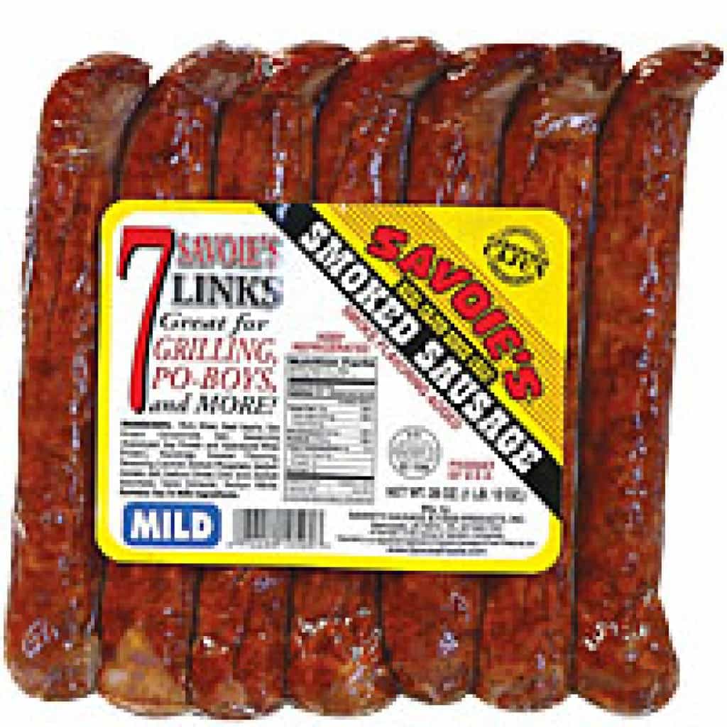 Savoie's Smoked Mixed Mild Sausage