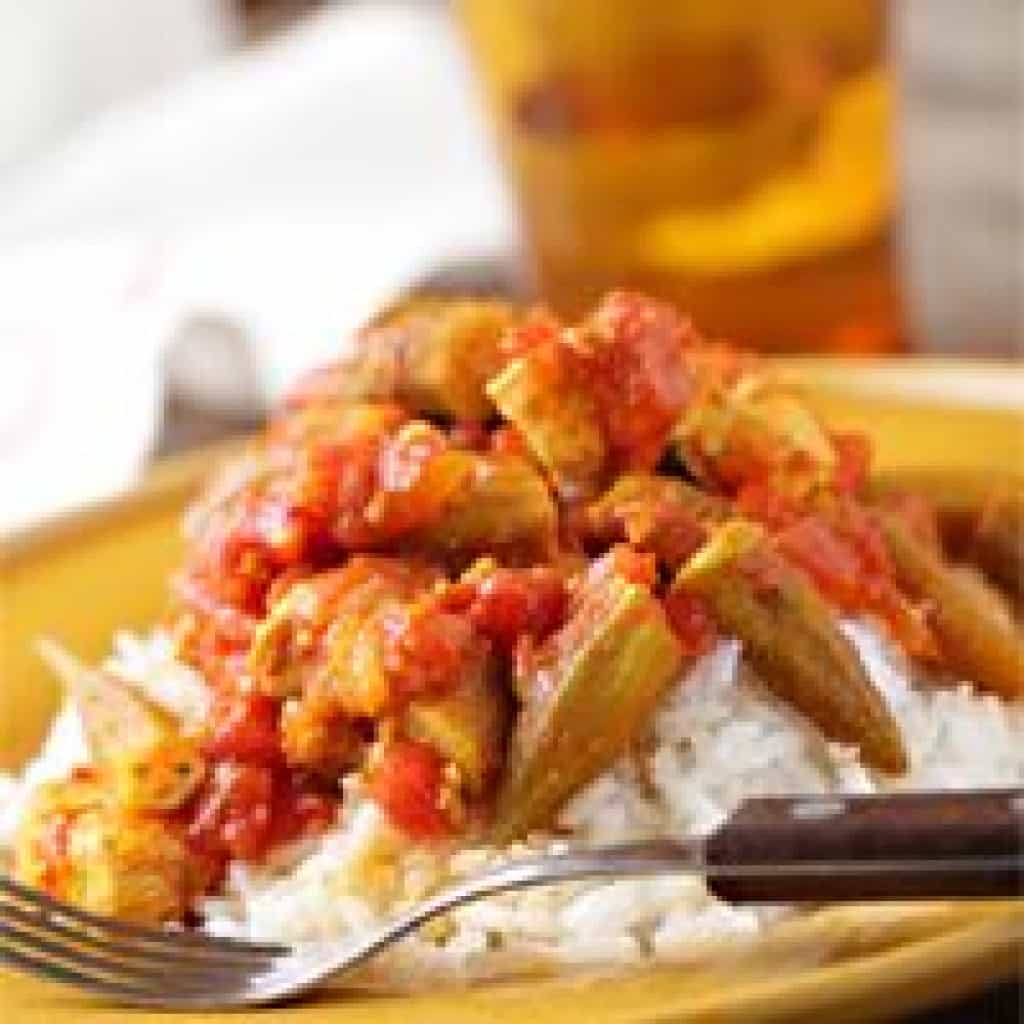 Smothered Okra & Tomato —