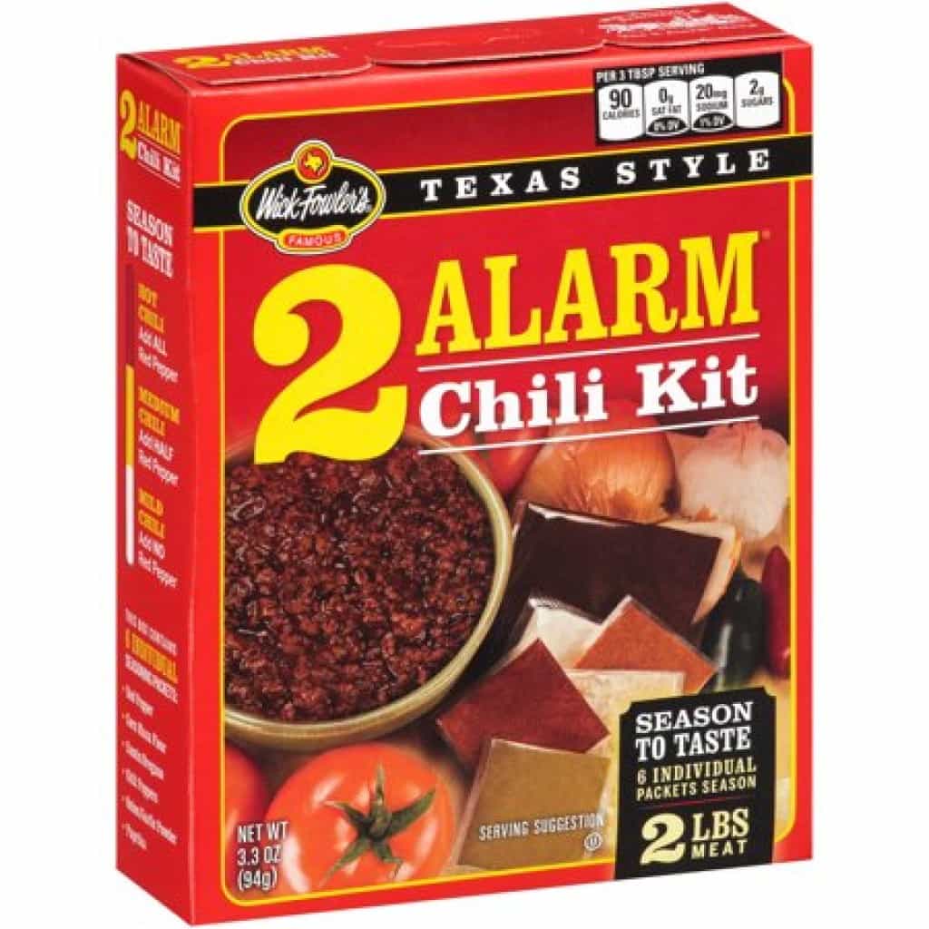 Wick Fowler 2‑Alarm Chili Kit