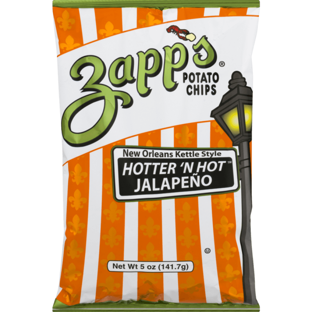 Zapp's Hotter 'n Hot Jalapeno Kettle Chips, 5.5 oz