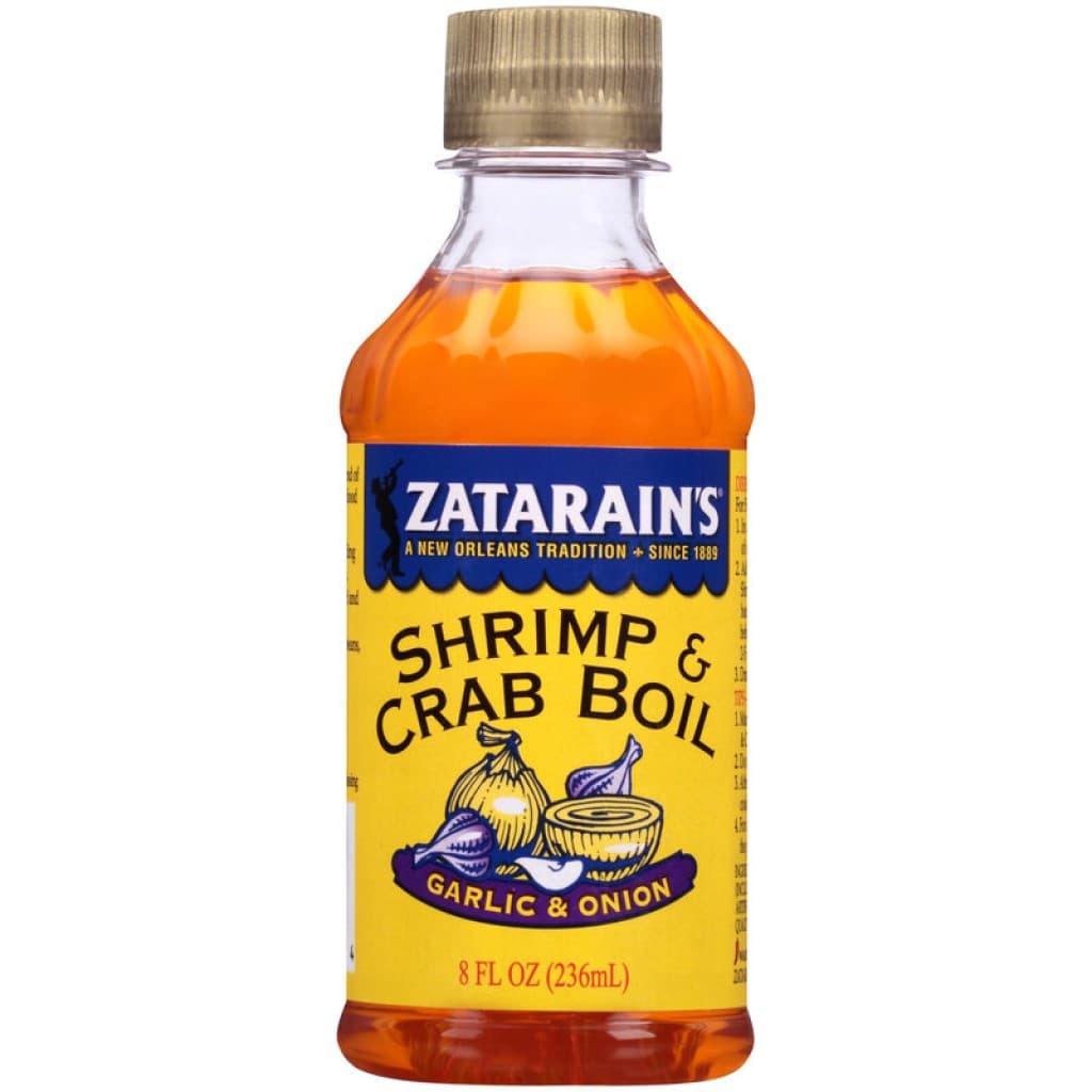 Zatarain's Garlic & Onion Liquid Crab Boil, 8 oz