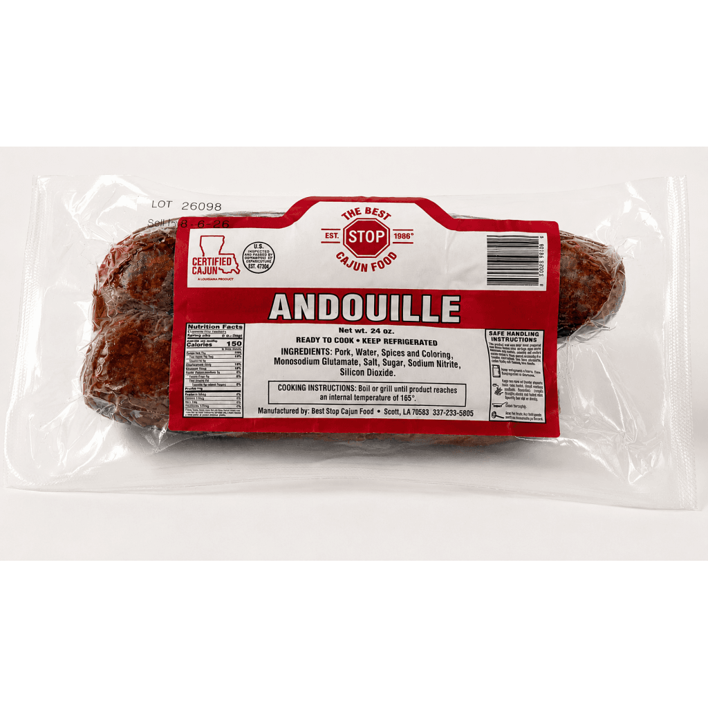Best Stop Smoked Andouille Sausage 24 oz (2 links)