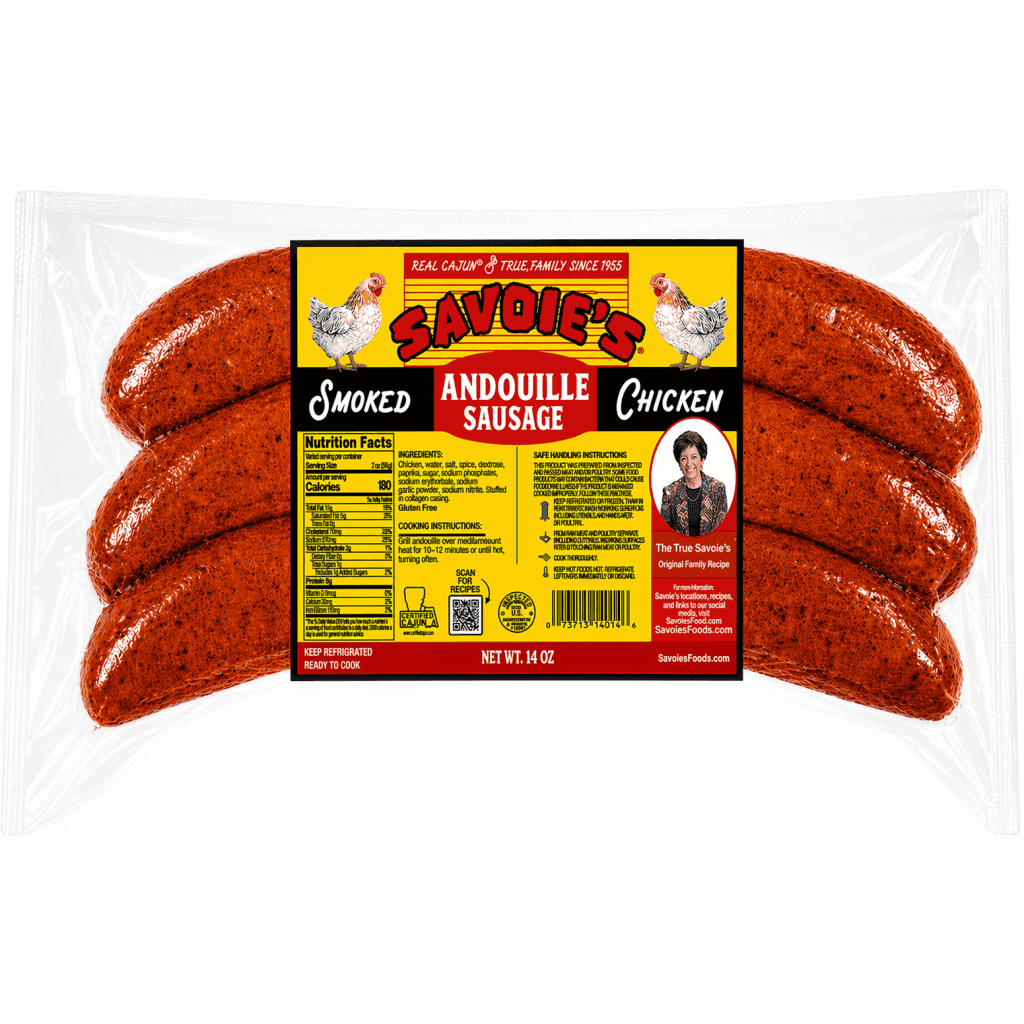 Savoie’s Smoked Chicken Andouille Sausage