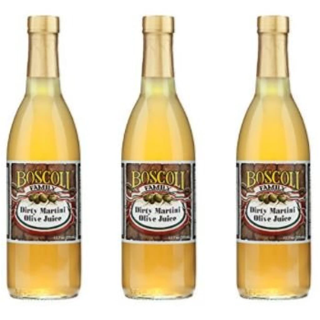 Boscoli Dirty Martini Olive Juice 12.7 oz (3 Pack)