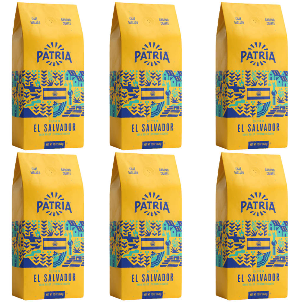 Patria El Salvador Tostado Oscuro Dark Roast 12 oz — Case of 6