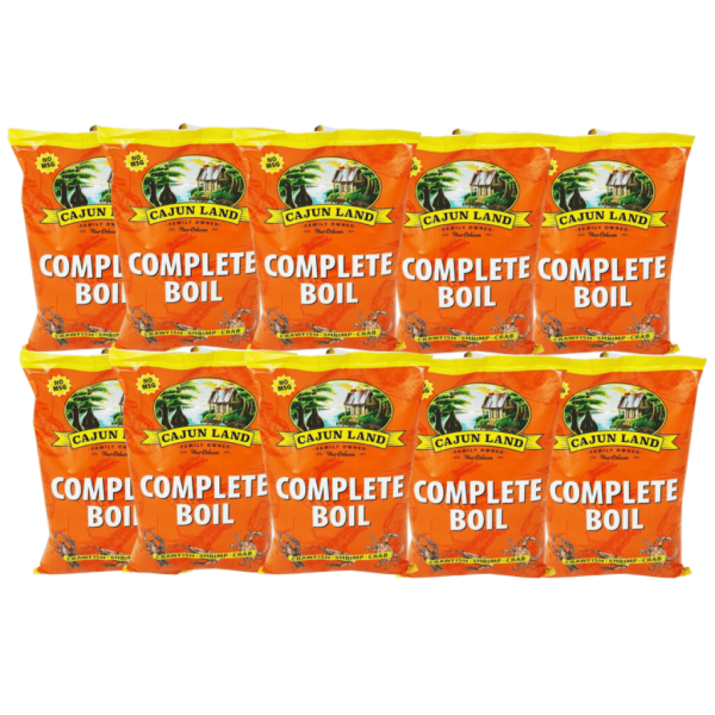 Cajun Land Complete Boil — 64 oz Bags, Case of 10