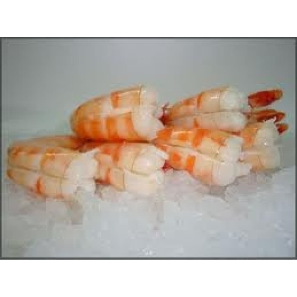 Gulf Wild-Caught 16/20 Peeled & Deveined Tail-On Shrimp 5 lb