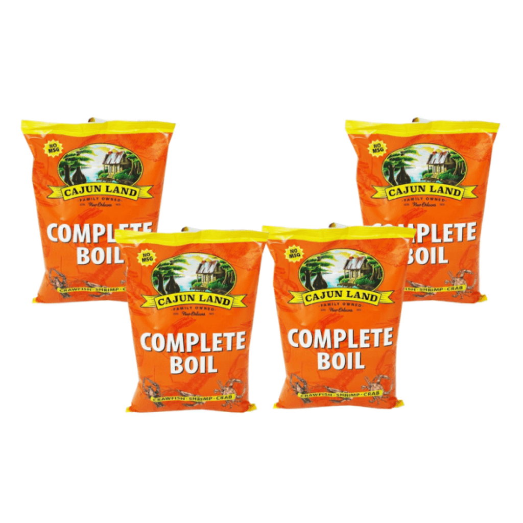 Cajun Land Complete Boil — 64 oz Bags, 4-Pack