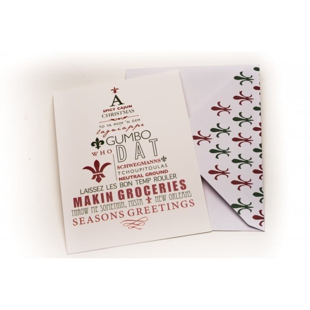 Spicy Cajun Holiday Postcard (5x7)