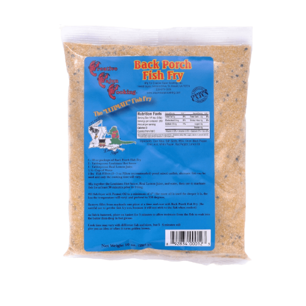 Creative Cajun Cooking Back Porch Fish Fry — 10 oz Bag